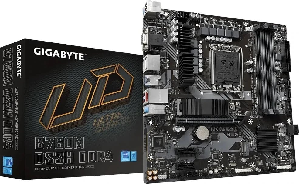 Pllakë amë Gigabyte B760M DS3H, Intel B760