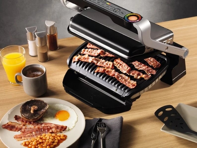 Skarë tavoline Tefal GC712D34 OptiGrill+, e zezë/argjend