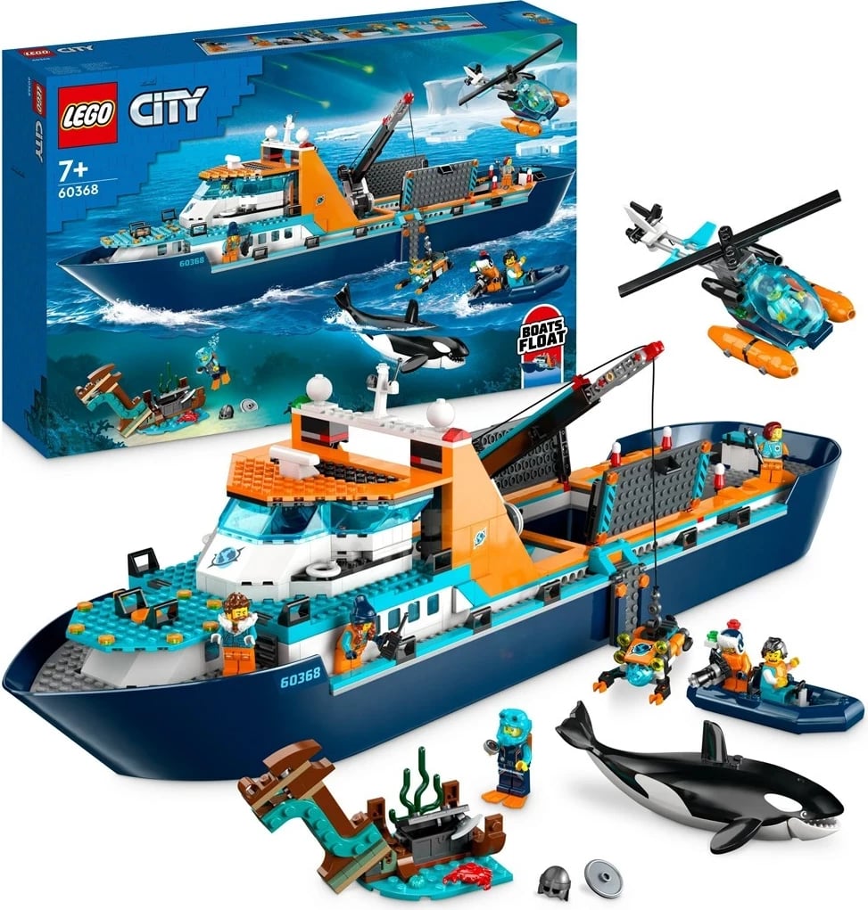 Set LEGO CITY 60368 Arctic Explorer Ship, 815 pjesë