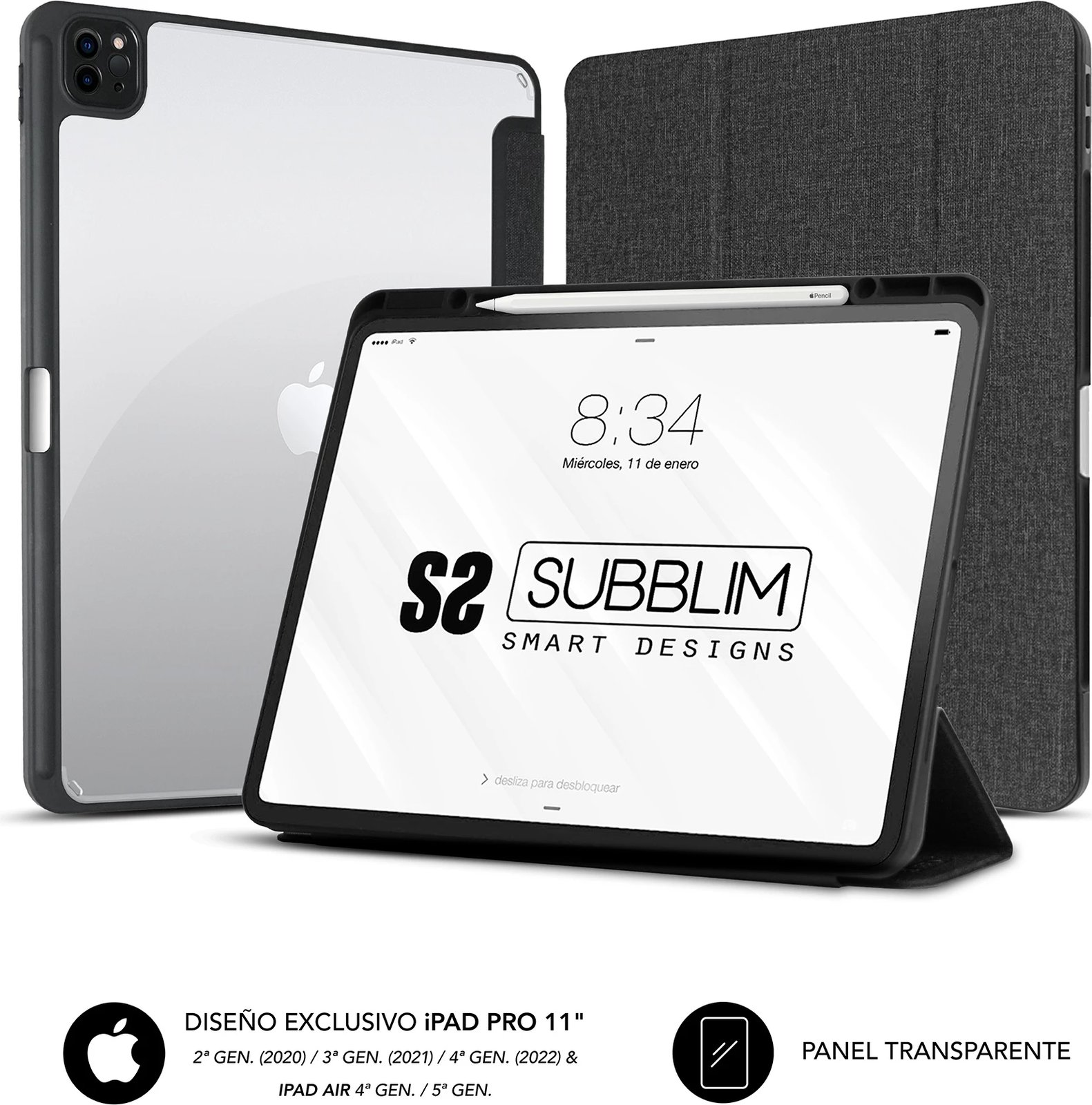 Mbështjellës tablet SUBBLIM CLEAR SHOCK iPad Pro 11" SUBCST-5SC400