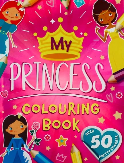 Princess colouring book