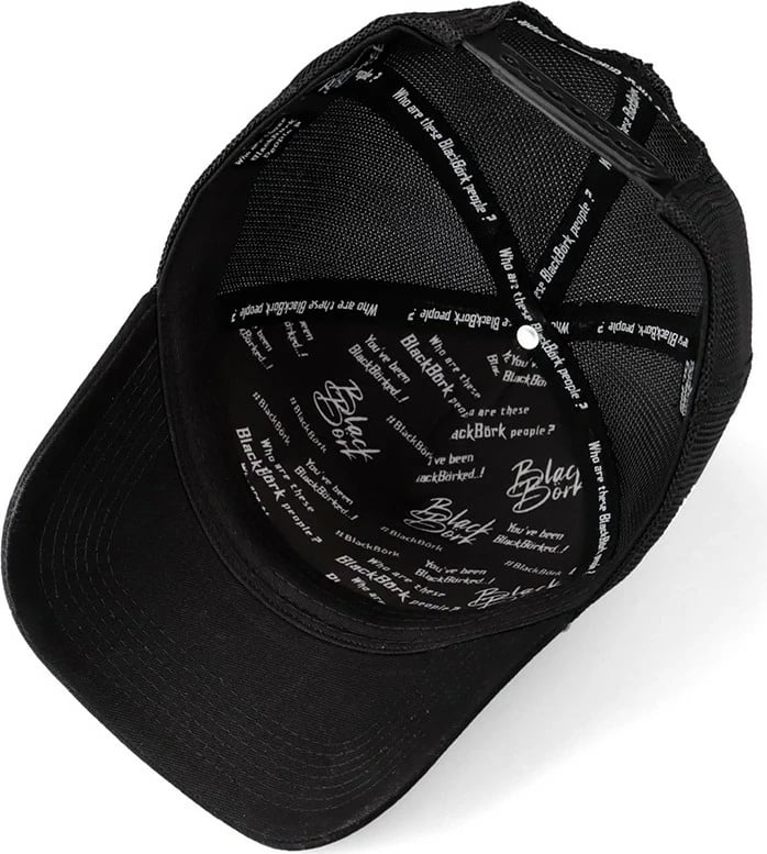 Kapelë Black Börk V1 Trucker, unisex, e zezë