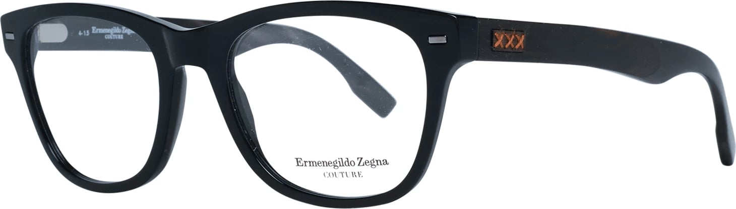 Korniza optike për meshkuj Zegna Couture, të zeza