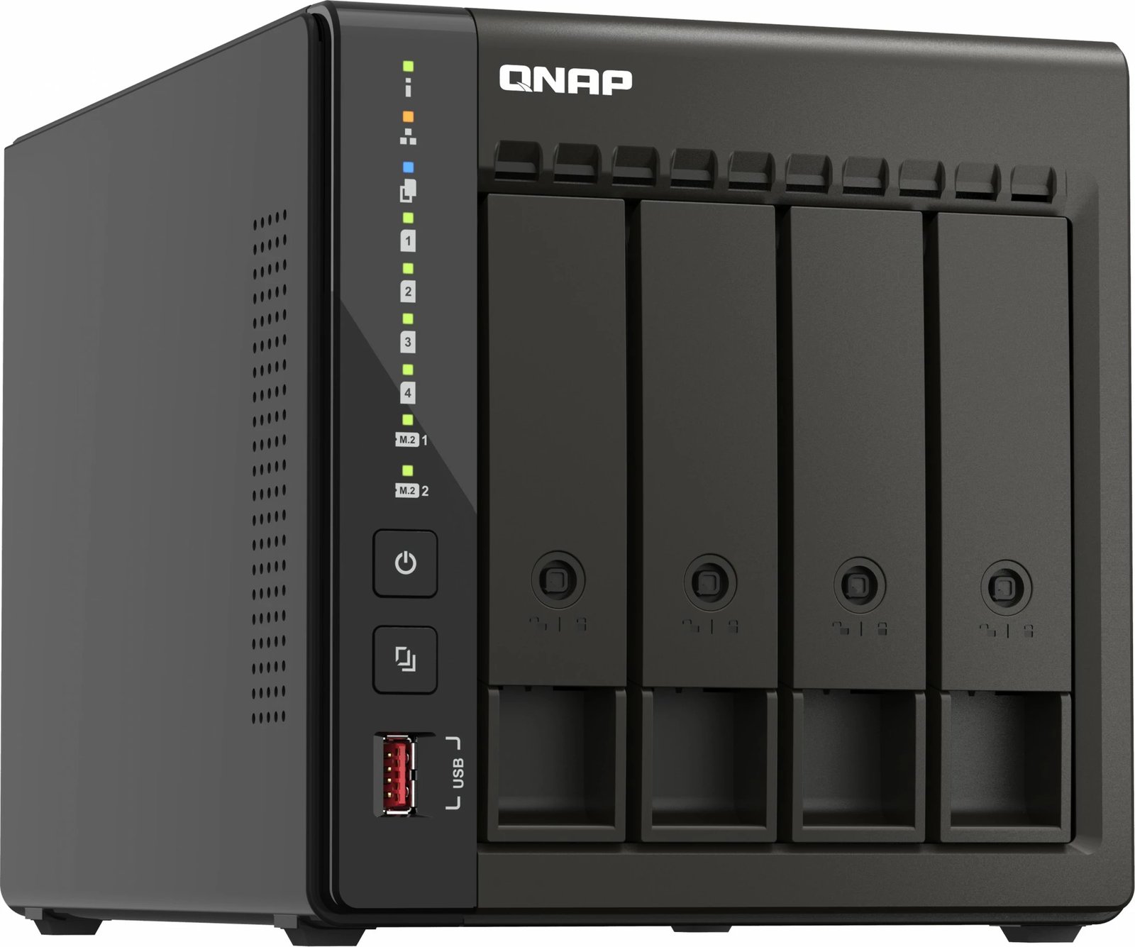 NAS QNAP TS-453E, Intel® Celeron®, J6412, 8GB RAM, e zezë