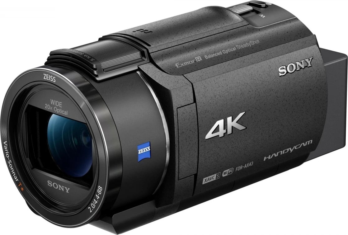 Kamerë Sony FDR-AX43, 4K, e zezë