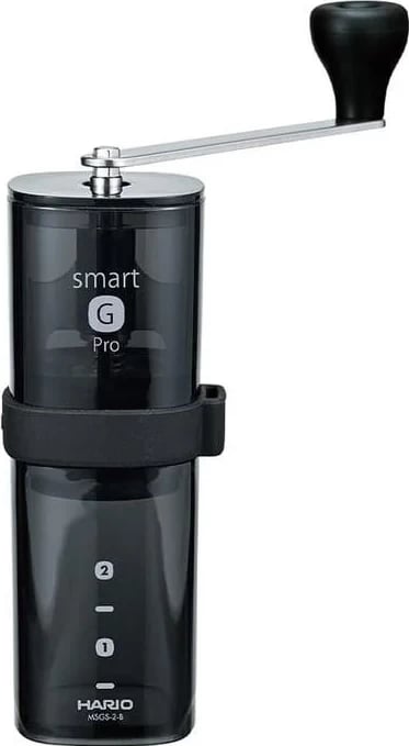 Mulli kafeje Hario Smart G PRO, manual, i zi transparent