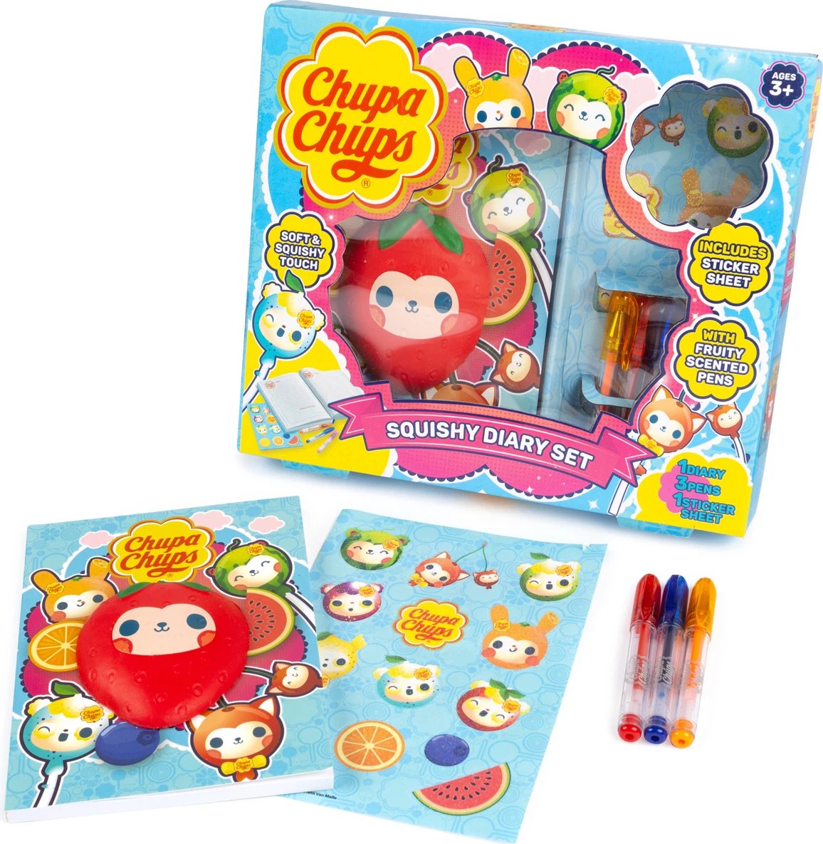 Chupa Chups Squishy Diary Set