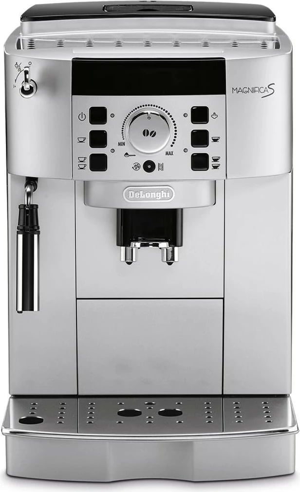 Aparat espresso De’Longhi ECAM 22.110.SB, 1.8 L, Kafe kokrra, Kafe e bluar, Mulli i integruar, 1450 W, E zezë, Argjend