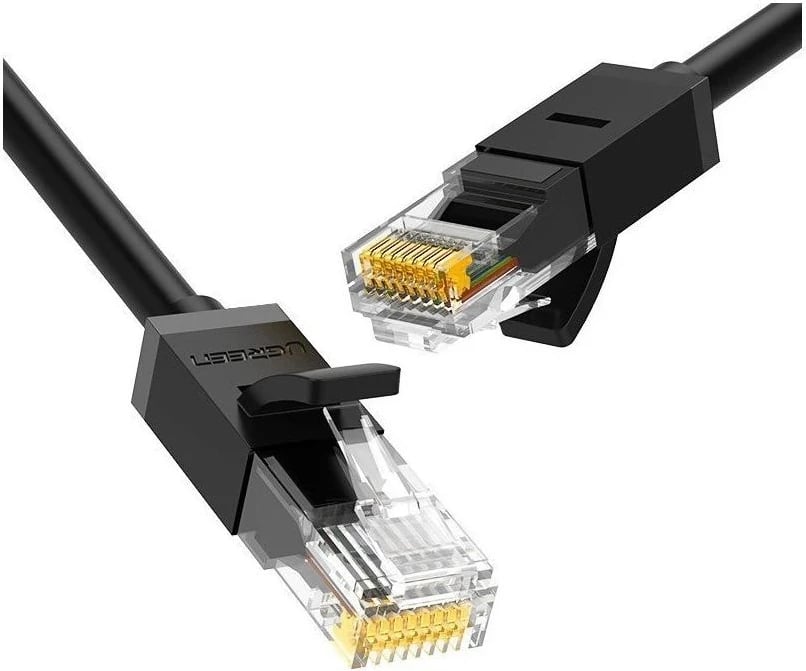 Kabëll Ethernet UGREEN RJ45, Cat.6, UTP, 2m, i zi