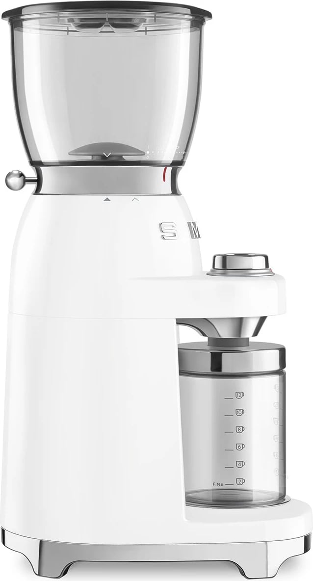 Mulli kafeje SMEG CGF11WHEU, 50´STYLE, bardhë