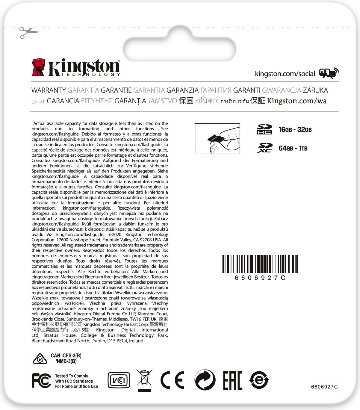 Kartelë microSD Kingston Technology Canvas Go Plus 256GB, 170MB/s, e zezë