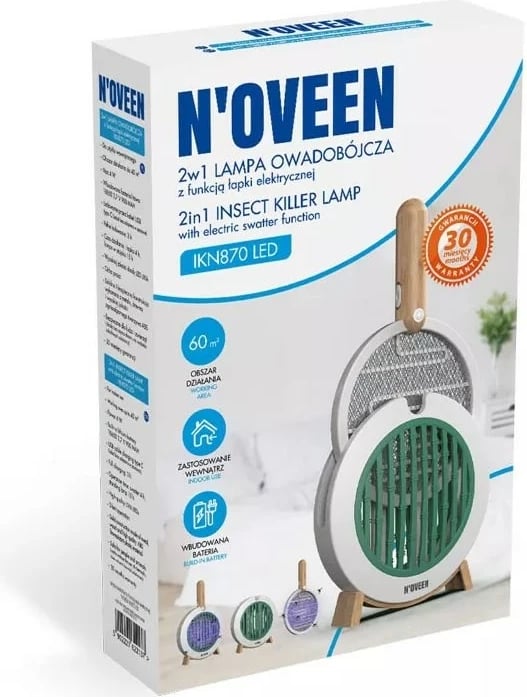 Insecticide lamp with electric catch N'oveen IKN870 LED