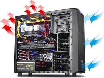 Kasë Thermaltake Versa H25, Midi Tower, e zezë