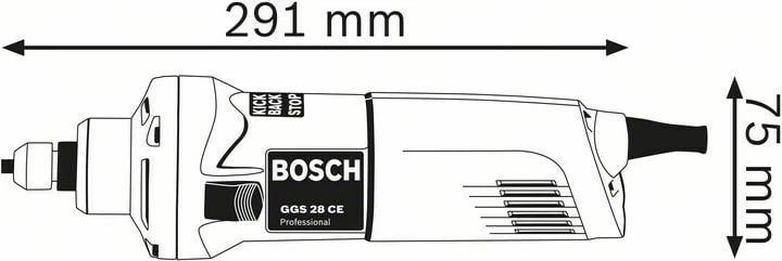 Grinder i drejtë Bosch 0601220100, 650 W, 10000 RPM