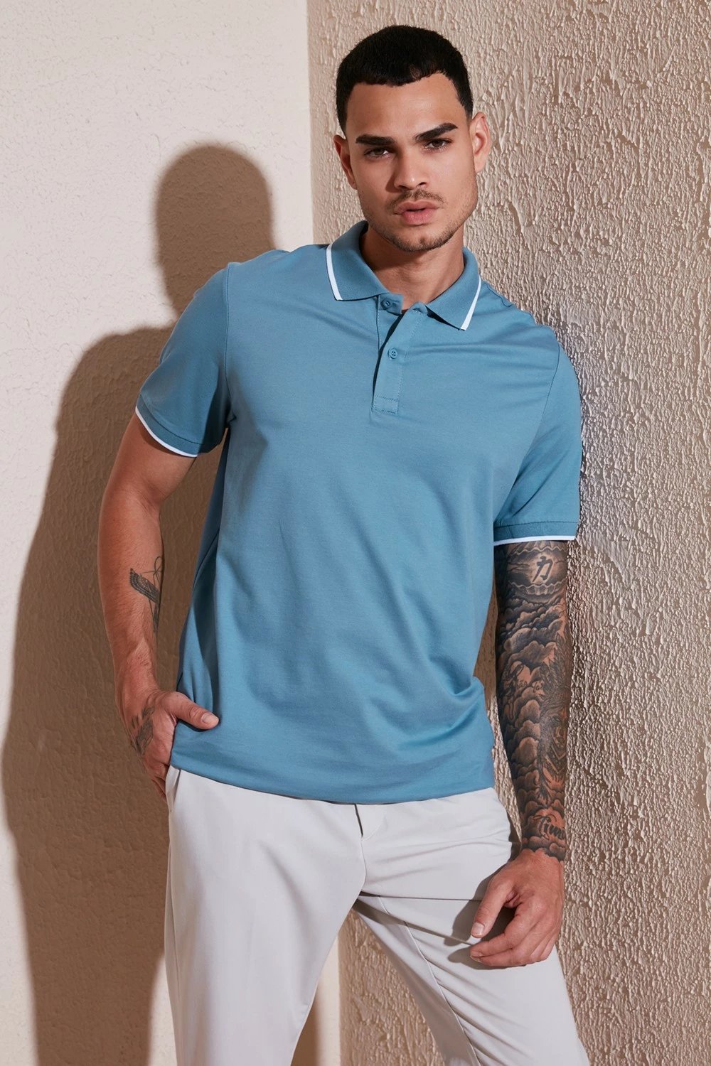 Maicë polo Buratti për meshkuj, model 5902063