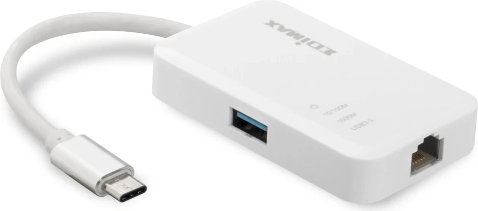 USB-C - USB 3.0 Edimax Eu-4308, e bardhë