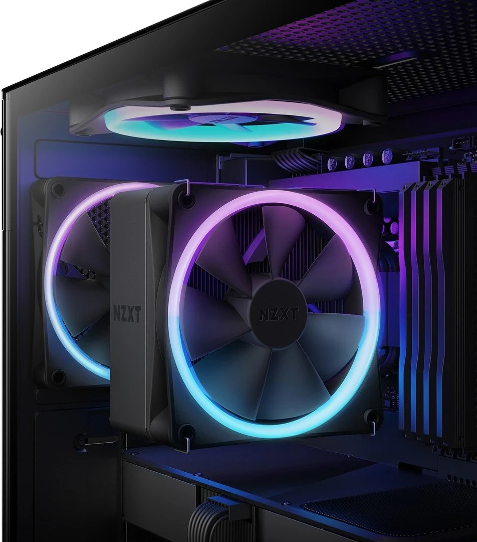 Ftohës ajri NZXT T120 RGB për procesor, 12 cm, i zi