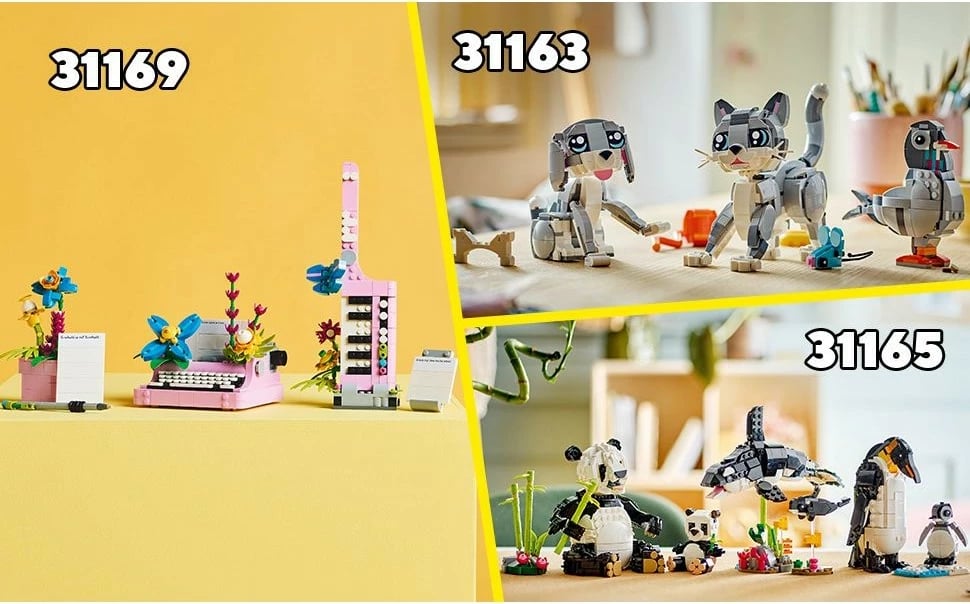 Set ndërtimi LEGO Creator Häschen 31162, shumëngjyrësh