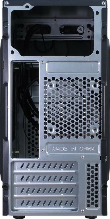 Kasë Inter-Tech MA-01 Micro, Micro Tower, PC, Black, micro ATX, Blue, Case fans