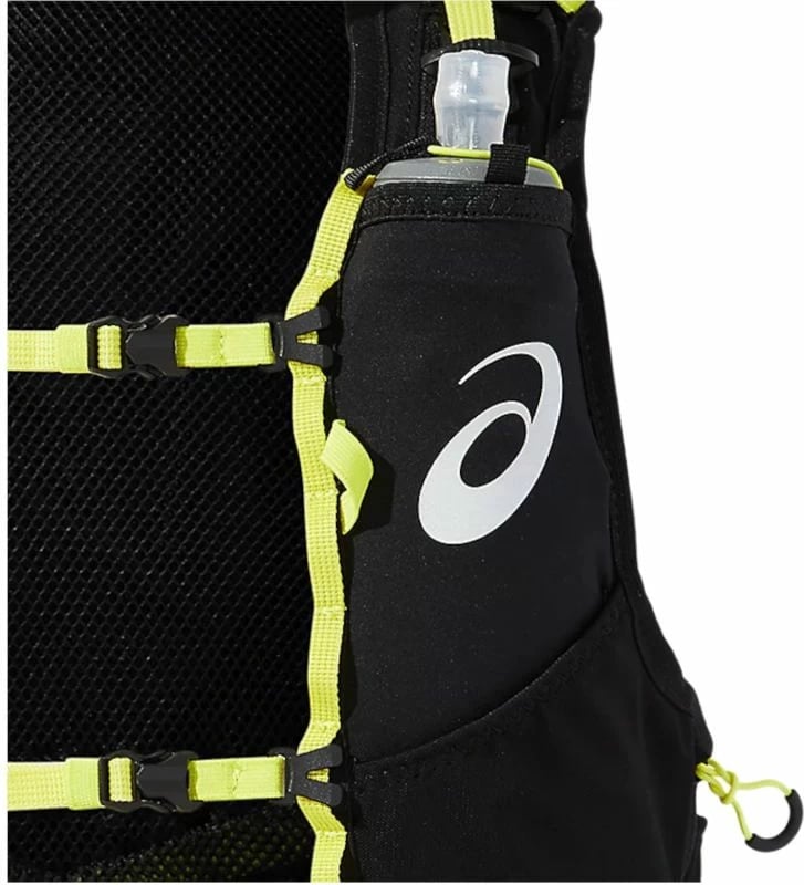 Çantë Kurrizore Asics Fujitrail Hydration Vest për Vrapim, e Zezë