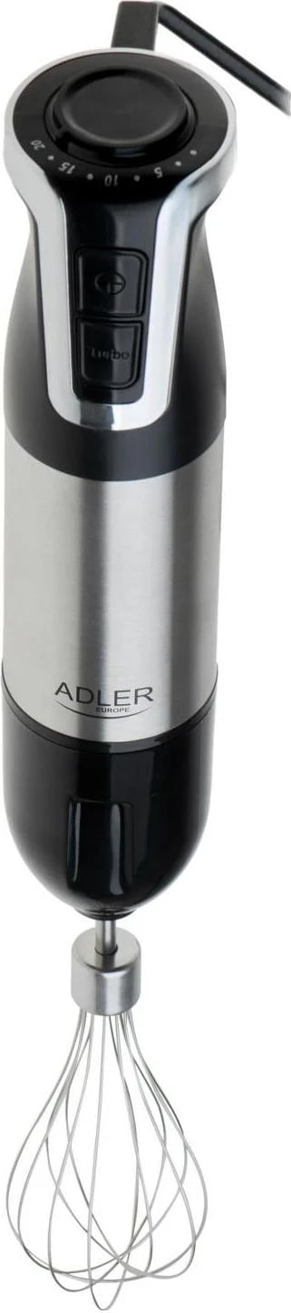 Blender manual Adler AD 4627, 1200W, 20 shpejtësi, zi-argjendtë