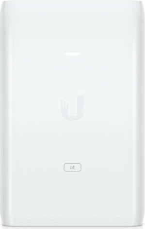 PoE+ injector Ubiquiti U-POE-AT, Gigabit Ethernet, 30 W, Bardhë