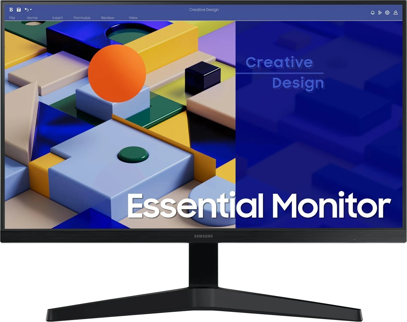 Monitor Samsung S27C312EAU, 27", 75Hz, i zi 