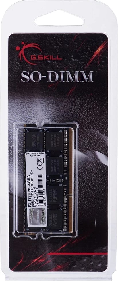 RAM Memorje G.SKILL 8GB DDR3, 1333 MHz