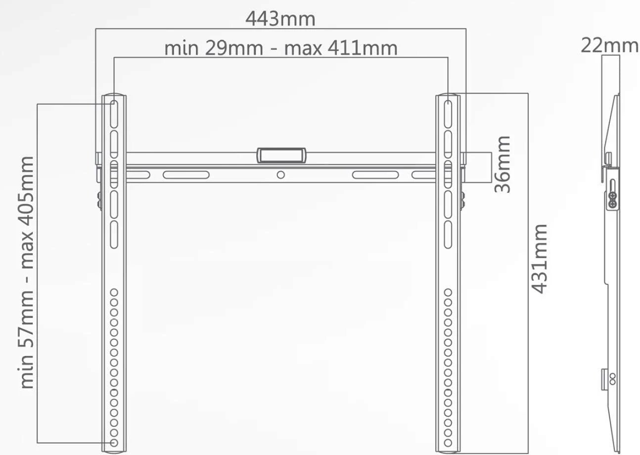 Staffa TV Superior SUPSTV002 32"-55"