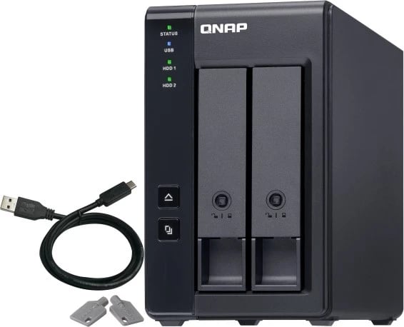 Kasë RAID Qnap TR-002, USB 3.1 Gen. 2, 2.5/3.5 inch