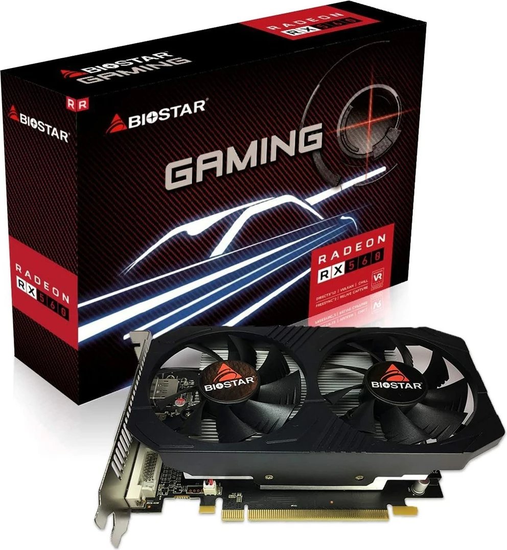 Kartelë grafike Biostar VA5615RF41, AMD Radeon RX 560, 4 GB GDDR5