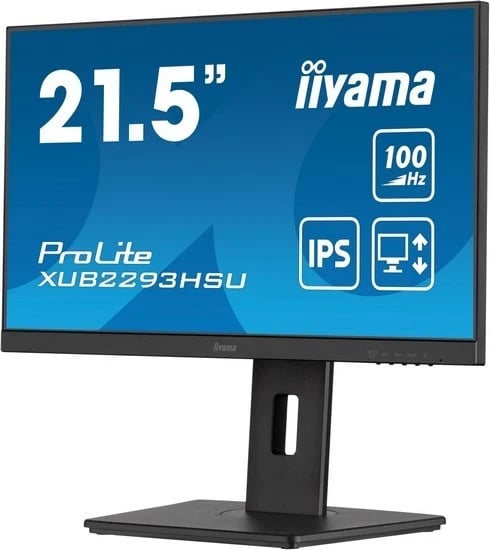 Monitor iiyama ProLite XUB2293HSU-B6, LED IPS, Full HD, e zi