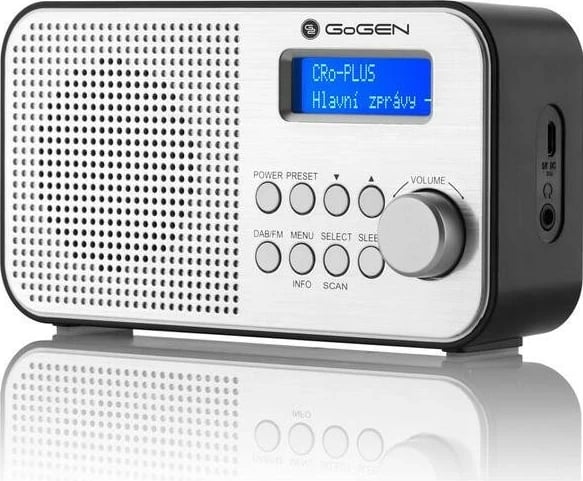 Radio GoGEN DAB 300 N, FM, DAB, DAB+, ngjyrë argjendtë