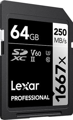 Kartë kujtese Lexar Professional 1667x SDXC 64GB