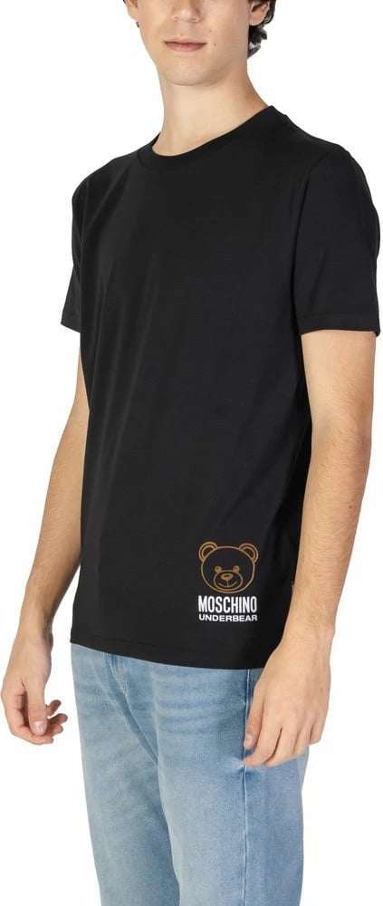 Maicë për meshkuj Moschino, e zezë