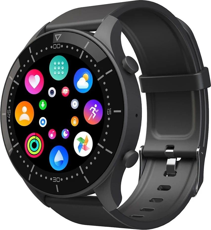 Smartwatch Media-Tech GENUA MT870, 1.3", e zezë