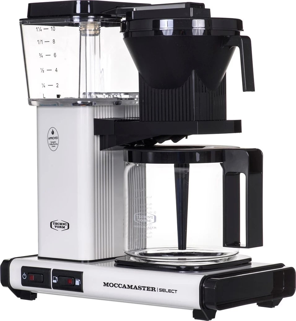 Aparat për kafe Moccamaster KBG, 1520W, 1.25L, i bardhë 