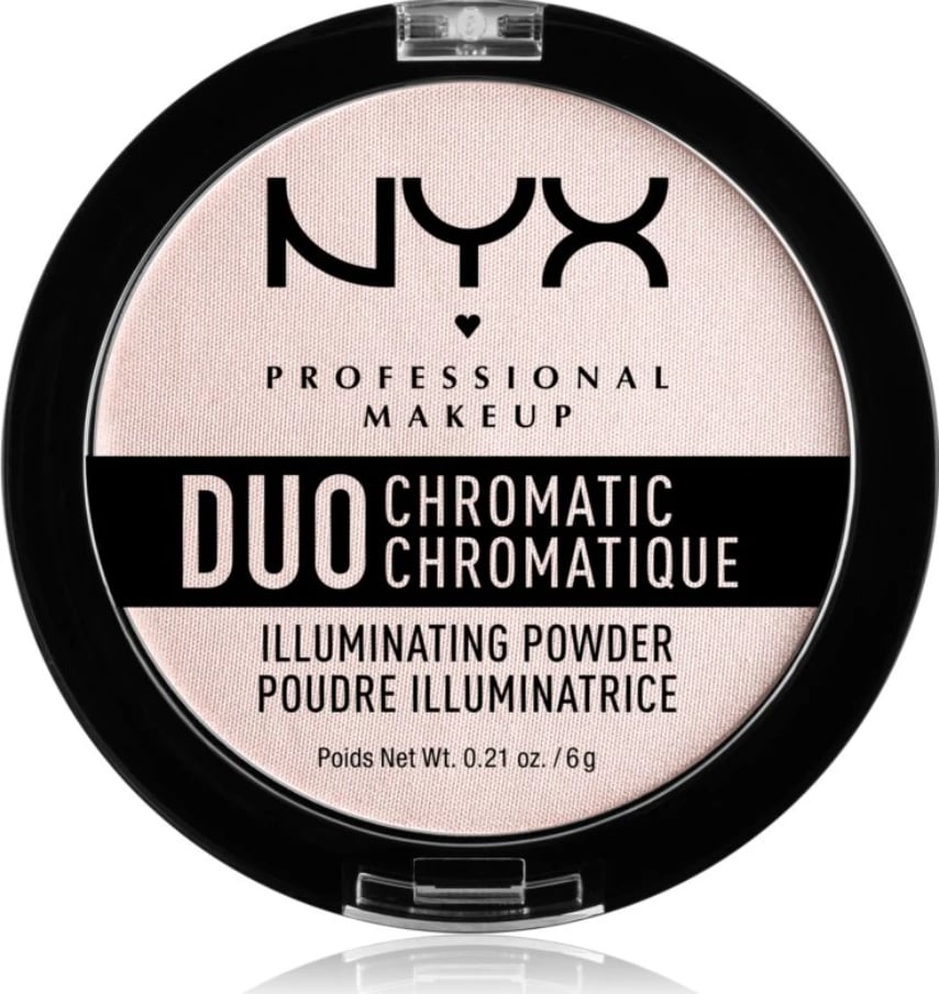 Shkëlqyes NYX Duo Chromatic Highlighter Shade 04 Snow Rose