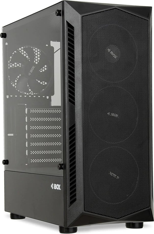 Kasë I-BOX LUPUS 27 Midi Tower ATX, e zezë