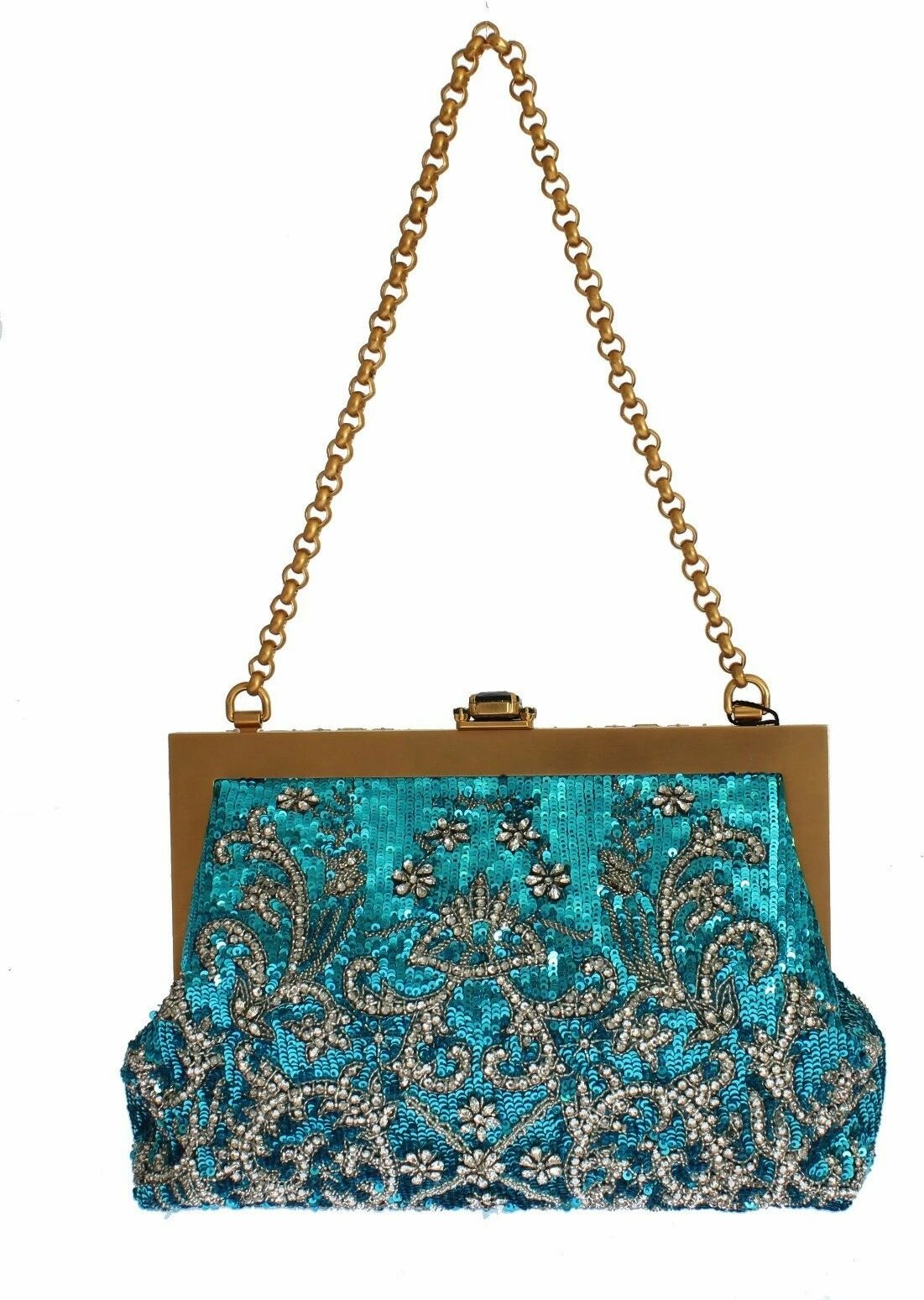 Çanta mbrëmjeje Dolce & Gabbana, blu