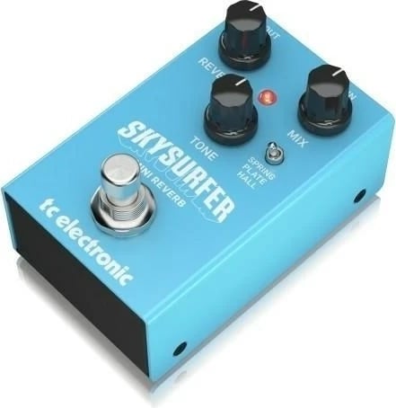 Efekt kitarë TC Electronic Skysurfer Mini Reverb, ngjyrë blu