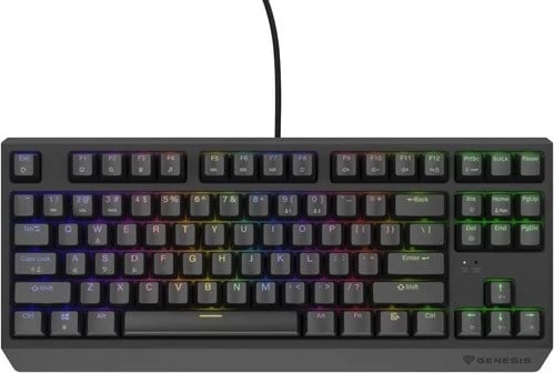 Tastierë mekanike Genesis Thor 230 TKL, RGB Outemu Red, e zezë