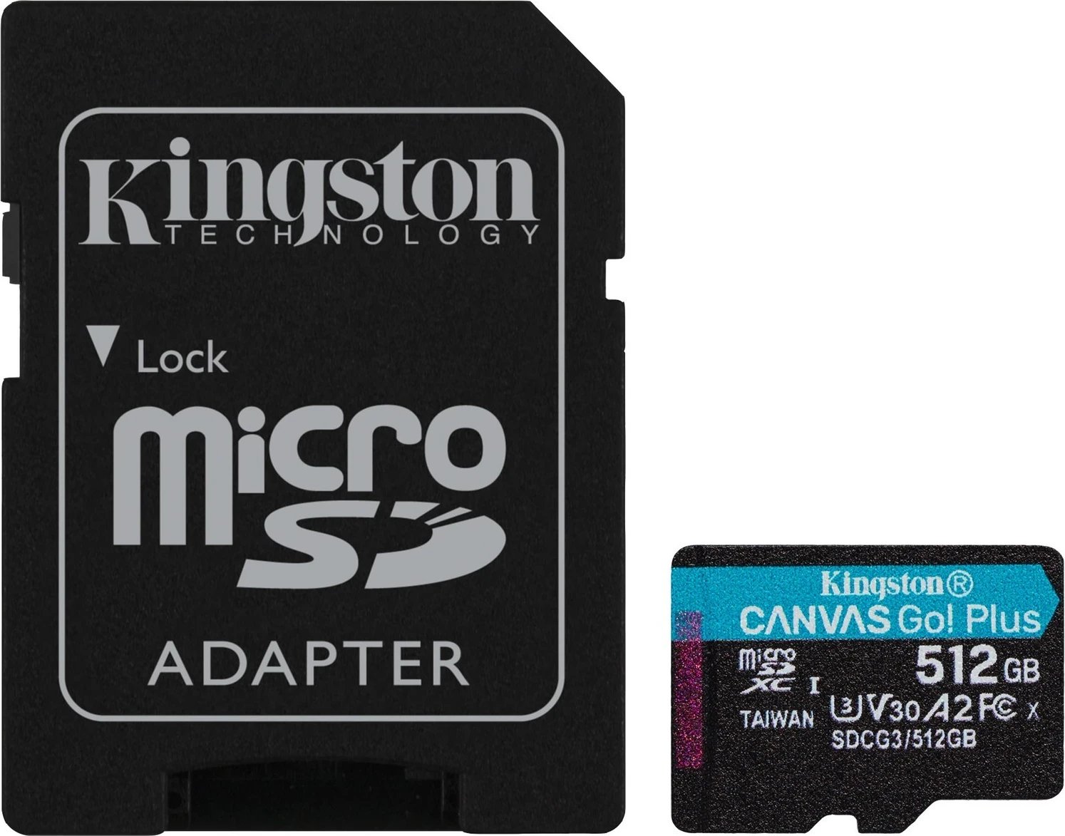 Kartelë memorie Kingston Canvas Go Plus microSDXC, 512GB