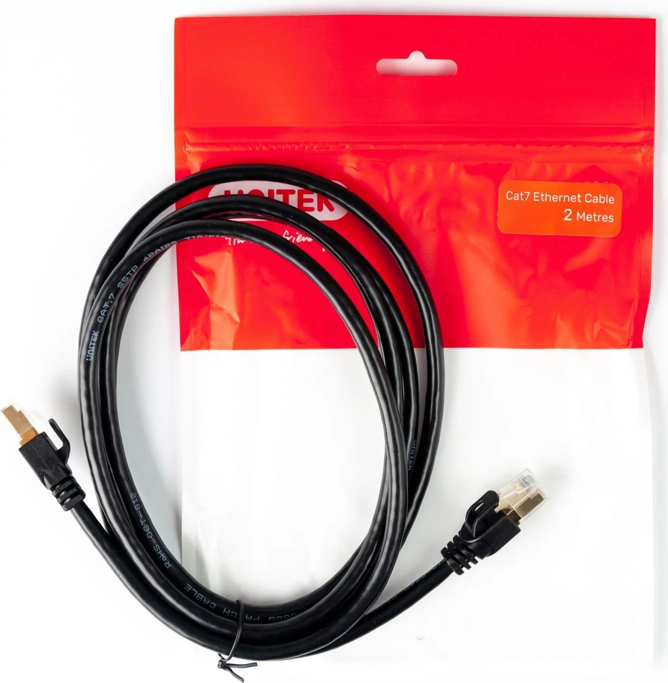 Kabllo rrjeti patchcord Unitek, kat.7, 10m, i zi