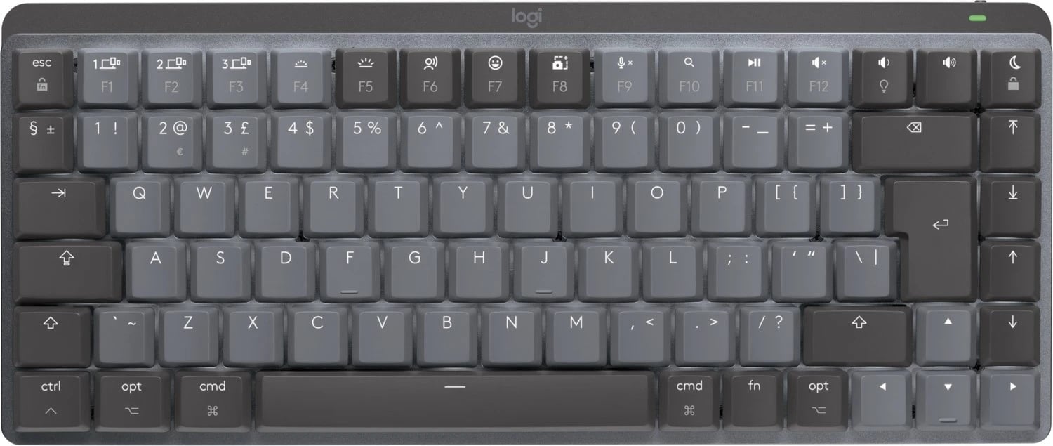 Tastierë mekanike Logitech MX Mini për Mac Star Grey (Silent Springback)