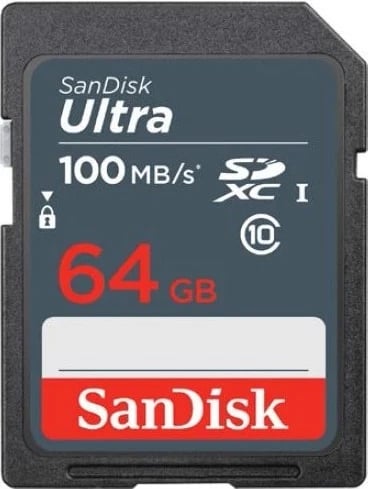 Kartelë memorie SanDisk Ultra SDXC 64GB 100 MB/s UHS-I Class 10