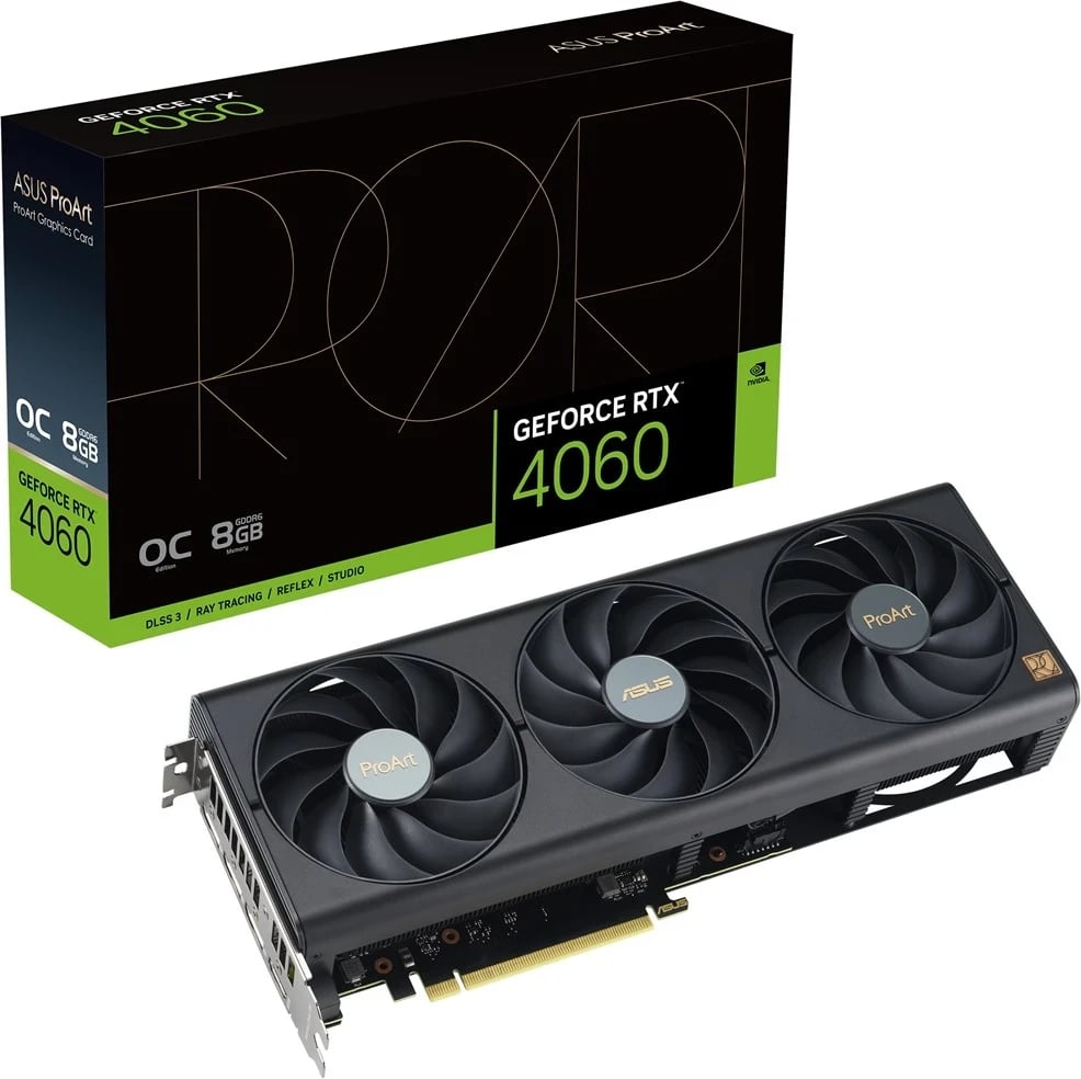 Kartë grafike ASUS ProArt, NVIDIA GeForce RTX 4060, 8GB GDDR6