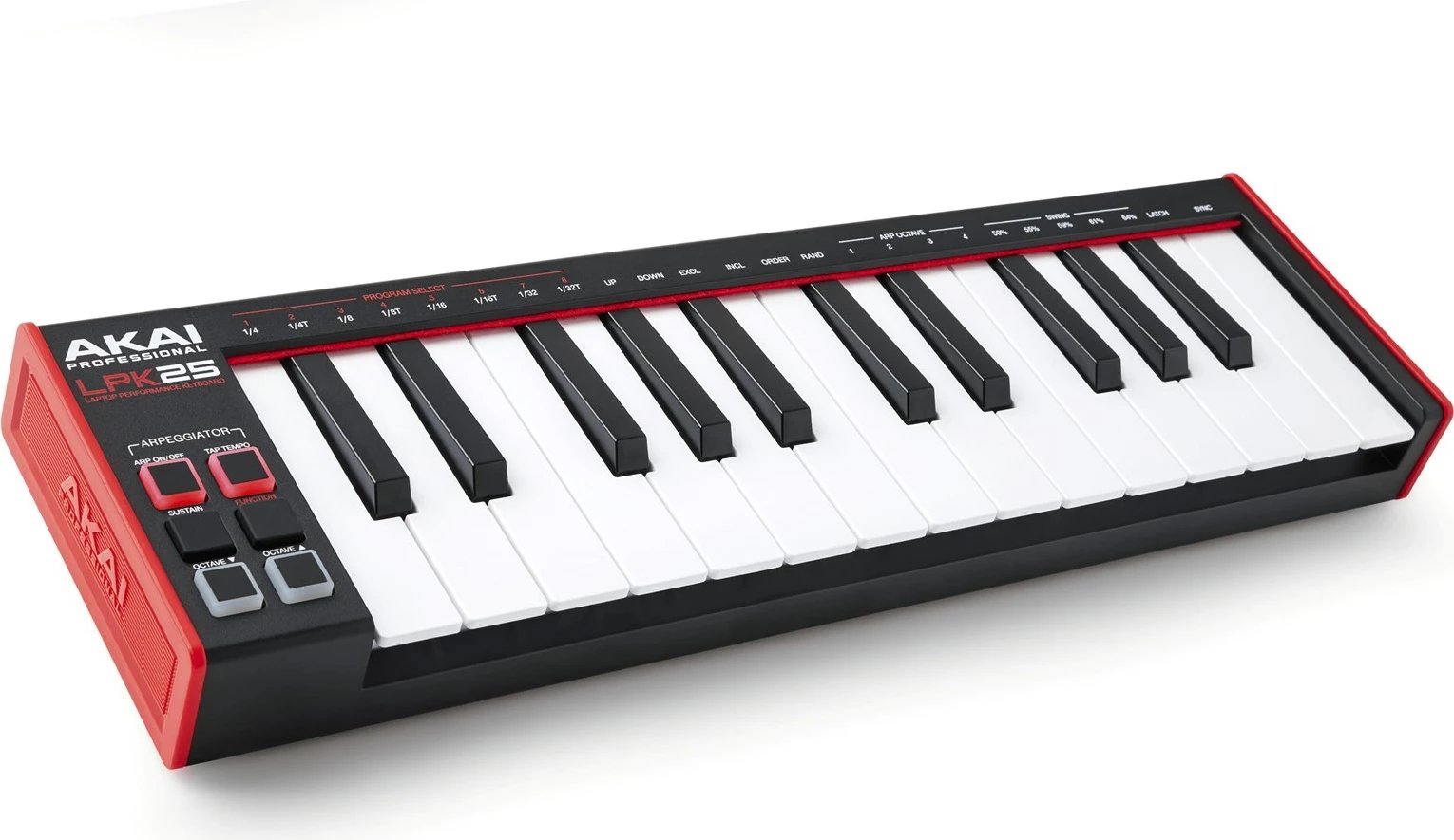 Tastierë kontrolluese muzikore AKAI LPK 25 MKII, USB/MIDI Mini, e zezë