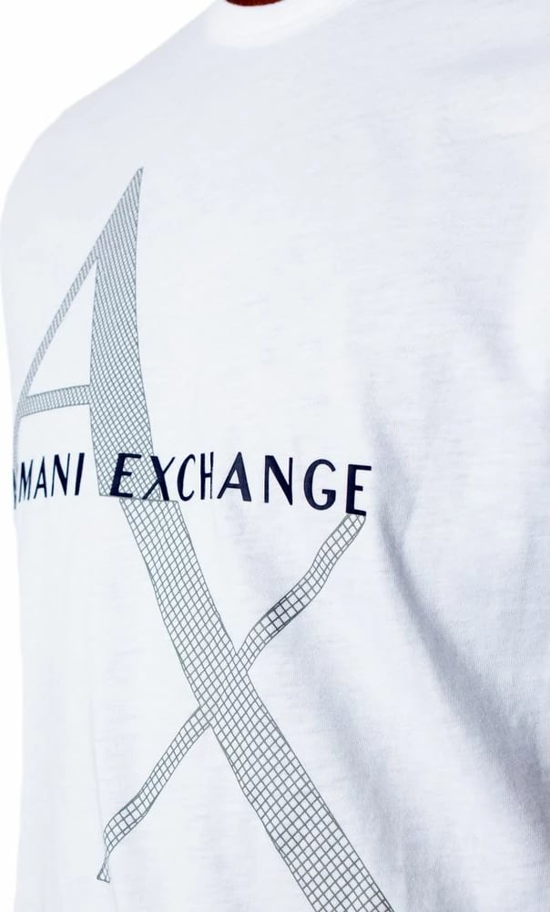 Maicë për meshkuj Armani Exchange, e bardhë