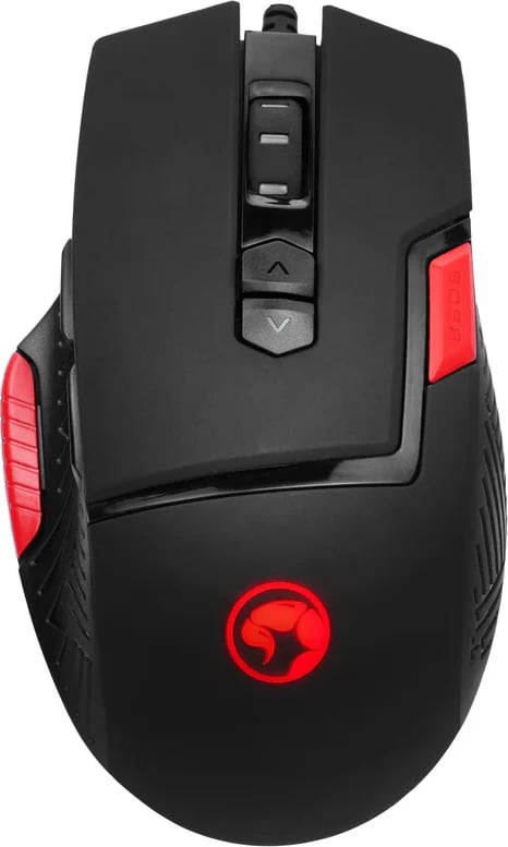 Maus Marvo M355+G1 2IN1 Mouse and Mouse pad combo, të zeza 